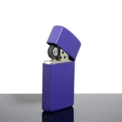 Zippo 1637ZL Slim Purple Matte With Zippo Logo - Refillable Windproof Lighter -Outdoor Equipment Store zippo 1637ZL 4