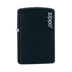 Zippo 218ZL Black Matte With Zippo Logo - Refillable Windproof Lighter -Outdoor Equipment Store zippo 218zl 2