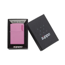 Zippo 238ZL Pink Matte With Zippo Logo - Refillable Windproof Lighter -Outdoor Equipment Store zippo 238zl 3