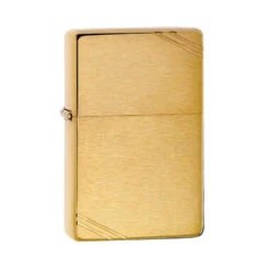 Zippo 240 Brushed Brass Vintage With Slashes 9 Zippo 240 Brushed Brass Vintage With Slashes -Outdoor Equipment Store zippo 240 2